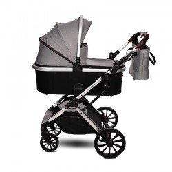 Детска количка GLORY 2в1 Lorelli OPALINE Grey+ADAPTERS с кош за новородено - 10021822302A - view 4
                  