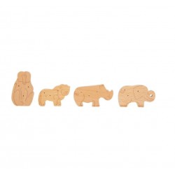 Biscuiti din lemn - ANIMALE... - 6611140089 - view 2