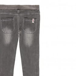 Детски дънки Boboli тип jeggings за момиче - 443146-GREY - view 4
                  