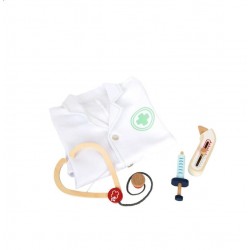 ȘORȚUL DOCTORULUI PICIOȘ MIC CU ACCESORII DIN LEMN - 6704050013 - 6704050013 - view 1