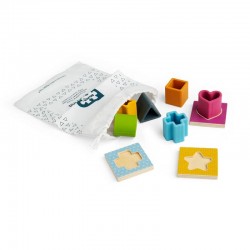 JOC TACTIL ECO DIN LEMN BIGJIGS - FEELS AND GALETS - 036006 - 036006 - view 1