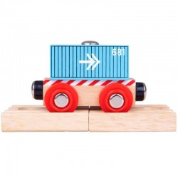 BIGJIGS BLUE WAGON - SUPLIMENT DE TREN FĂRĂ - BJT486 - BJT486 - view 1