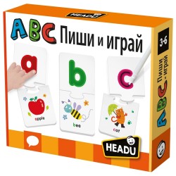 PUZZLE EDUCAȚIONAL HEADU - ABC SCRIE ȘI JOCĂ - HBG60025 - HBG60025 - view 1