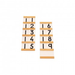 NOWA SZKOLA MONTESSORI PLATE PENTRU NUMĂRAT, 9 BUC - 6611060386 - 6611060386 - view 1