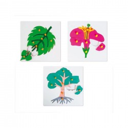 PUZZLE BOTANIC NOWA SZKOLA, 25X25CM - 6611120372 - 6611120372 - view 1