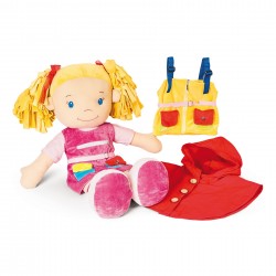 PĂPUȘĂ PENTRU JOACĂ NOWA SZKOLA, FATĂ, CU HAINE, 75 CM - 6620040017 - 6620040017 - view 1