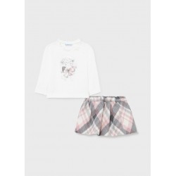 SET BEBE PRIMAR CU BLUZA SI FUSTA PENTRU FATA - 2930-011 - 2930-011 - view 1