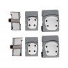 KIT PROTECTII GENUNCHI SI COTATE KIKKA BOO GREY - 31006080002