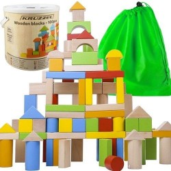BLOCURI DE LEMN KRUZZEL, 100 BUC - KRU22666 - KRU22666 - view 1