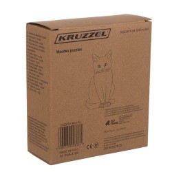 Дървен креативен пъзел Kruzzel Котка - 130 части - KRU22878 - view 3
                  