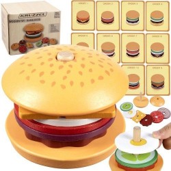 SORTOR DE BURGER DIN LEMN PENTRU COPII - KRUZZEL - KRU22673 - KRU22673 - view 1