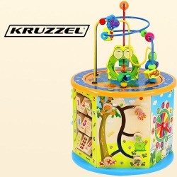 Дървено образователно кубче Kruzzel с движещи се елементи - KRU22429 - view 8
                  
