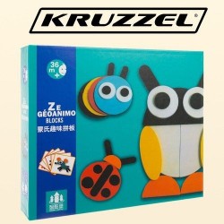 Дървен пъзел животни и насекоми Kruzzel - 49 части - KRU22426 - view 10
                  