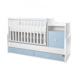 Легло Lorelli TREND PLUS NEW бяло+baby blue - 10150590039P - view 2
                  