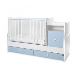 Легло Lorelli TREND PLUS NEW бяло+baby blue - 10150590039P - view 4
                  