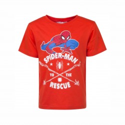 TRIOU PENTRU BĂIEȚI PENTRU COPII PENTRU BĂIEȚI CU MÂNECĂ SCURTĂ SPIDERMAN. - ER1093 portocaliu - ER1093 orange-128 - view 1