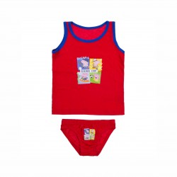 SET LENJIE INTIE PEPPA PIG PENTRU BIEIETI. - DQE3141 ed - DQE3141 red-110 - view 1