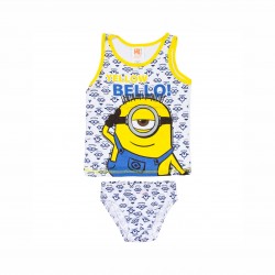 SET LENJIE INTIE MINIONS PENTRU BĂIEȚI. - EP3018 alb - EP3018 white-122 - view 1