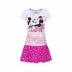 SET PENTRU COPII MINNIE MOUSE CU TRIOC MECCA SURTA SI FUSTA PENTRU FETE. - SE1433 roz - SE1433 pink-98 - view 1