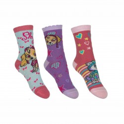 SET 3 PERECHI ȘOSETE PAW PATROL PENTRU FETITE. - HQ0825-2 - HQ0825-2-31 - view 1