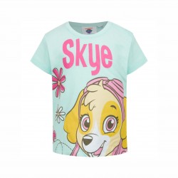 TRIOU CU MÂNECĂ SCURTĂ BABY PAW PATROL PENTRU FETE. - ER0157 verde - ER0157 green-68 - view 1