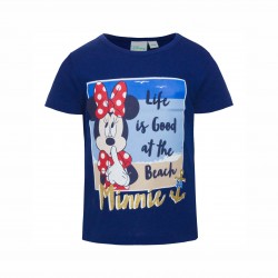 TRIOC BEBE MINNIE MOUSE CU MANECA SURTA PENTRU FETE. - SE0175 albastru - SE0175 blue-68 - view 1