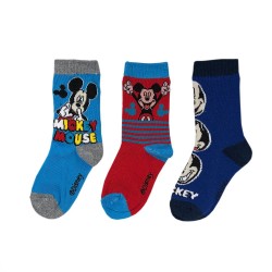 SET 3 PERECHI DE ȘOSETE MICKEY MOUSE PENTRU BĂIEȚI. - RRH0663 albastru - RRH0663 blue-31 - view 1