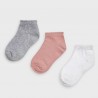 SET ȘOSETE PRIMĂR ÎN TREI CULORI PENTRU O FATĂ - 10877-050
