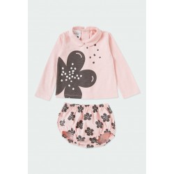 SET BOBOLI CU TRIOU CU MANECA LUNGA SI PANTALONI PENTRU BEBE - 601096-5093 - 601096-5093 - view 1