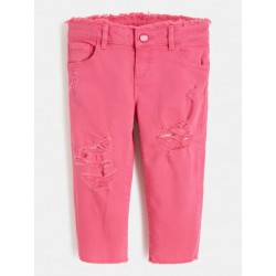 PANTALONI GUESS 3/4 DIN TESTURĂ ELASTICĂ MOALE PENTRU FETE - J1GB00WB5Z0JLPK - J1GB00WB5Z0JLPK - view 1