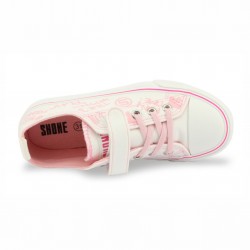 Детски спортни обувки Shone за момиче - 291-002_WHITE-PINK - view 3
                  