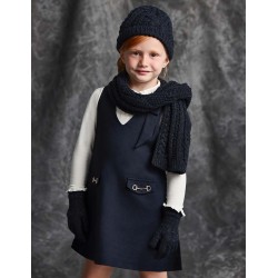 SET DE ACCESORII DE IARNĂ ABEL &amp LULA PENTRU FATA - EșARFĂ, PĂLĂRIE ȘI MĂNUȘI - 5909-034 - 5909-034 - view 1