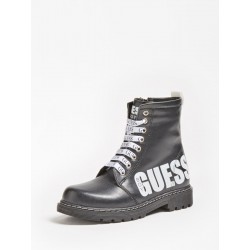 CIZME GUESS LOGO LA BĂIEȚI - FJJUL8ESU10NEGR - FJJUL8ESU10BLACK - view 1