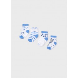 SET 4 PERECHI ȘOSETE ANIMALE PRIMARIA PENTRU BĂIEȚI NĂSCUT - 9473-077 - 9473-077 - view 1