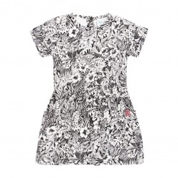 ROCHIE DE COPII BOBOLI CU MOTIVE FLORALE PENTRU FATA - 404053-9780 - 404053-9780 - view 1