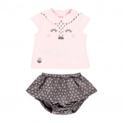 SET BEBE BOBOLI CU BLUZA SI PANTALONI PENTRU FATA - 104038-3000 - 104038-3000 - view 1
