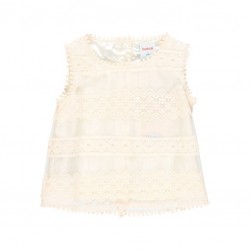 BLUZĂ DE COPII ELEGANTĂ BOBOLI TUL CU DANTELĂ PENTRU FETE - 724036-7388 - 724036-7388 - view 1