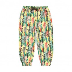PANTALONI DE COPII BOBOLI CU IMPRIMEURI CULOARE PENTRU FETE - 444046-9807 - 444046-9807 - view 1