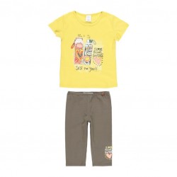 SET DE COPII BOBOLI CU TRIUC MÂNECĂ SCURTĂ PENTRU FETĂ - 444170-4576 - 444170-4576 - view 1