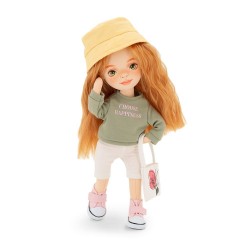 JUCĂRIE DE PLUȘ PENTRU COPII JUCĂRII PORTOCALII SWEET SISTERS - SUNNY IN O HANORACO VERDE 32CM - SS02-26 - SS02-26 - view 1