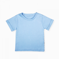 TRIOU DE COPII ARCOBALENO CU MANECA SURTA SI IMPRIMUL SPATE PENTRU BEBE BIEUT - 1056 albastru - 1056 blue - view 1