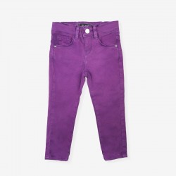 PANTALONI DE COPII GUESS DIN ȚESATURA MOALE DE TUL PENTRU FETE - K0YB01WD3T0NWPL - K0YB01WD3T0NWPL - view 1