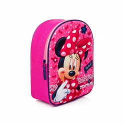 RUCSAC COPII MINNIE MOUSE (MINI MOUSE) 3D 31CM PENTRU FETE - 088-8443 - 088-8443 - view 1