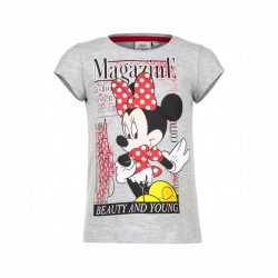 TRIOC MINNIE MOUSE DE COPII CU MANECA SURTA PENTRU FETE. - EP1082 gri - EP1082 grey-98 - view 1