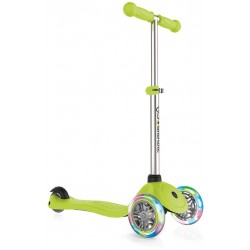 Тротинетка за деца Globber Primo Lights със светещи гуми и регулируема височина - Светло зелена - 423-106 - view 1
                  
