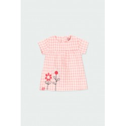 Рокля Boboli vichy с броерия за бебе момиче - 102003-9483 - view 8
                  