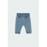 PANTALONI BOBOLI SOFT DENIM PENTRU BEBE BIELET - 192024-BLACH