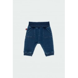 PANTALONI DENIM MOI BOBOLI PENTRU BEBE BIEI - 192024-ALBASTRU - 192024-BLUE - view 1