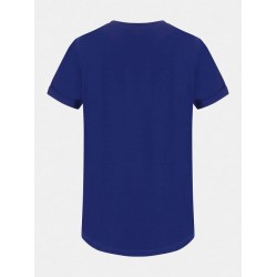 HIGH LOW SS T-SHIRT W/SEQUINS - J1GI06K6YW1PSBL - view 8
                  