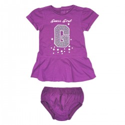 ROCHIE GUESS CU APLICAȚI PENTRU BEBE FETĂ - A0YK00K6XN0NWPL - A0YK00K6XN0NWPL - view 1